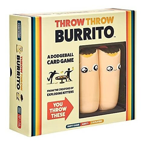 Throw Throw Burrito De Exploding Kittens - Un Juego De Carta