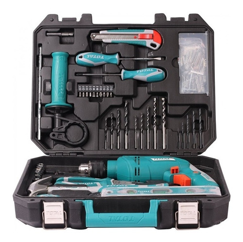 Imagen 4 de 9 de Combo Taladro Percutor 650w 101accs + Amoladora Angular 750w