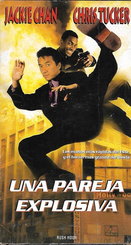 Una Pareja Explosiva Vhs Rush Hour Jackie Chan Chris Tucker (Usado)