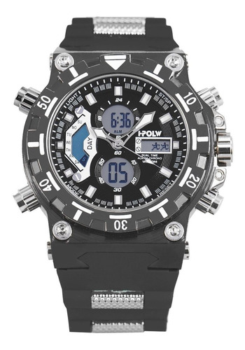 Reloj Hombre Sibosun Wsd-lda001- Cuarzo Pulso Negro En