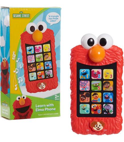 Juguete Teléfono Celular Aprende Con Elmo Sesame Street 