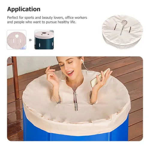 Bañera Plegable Portátil Para Adultos, 2 Pcs L