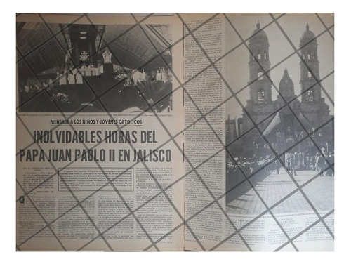 Afiche Retro El Papa Juan Pablo En Jalisco 1979