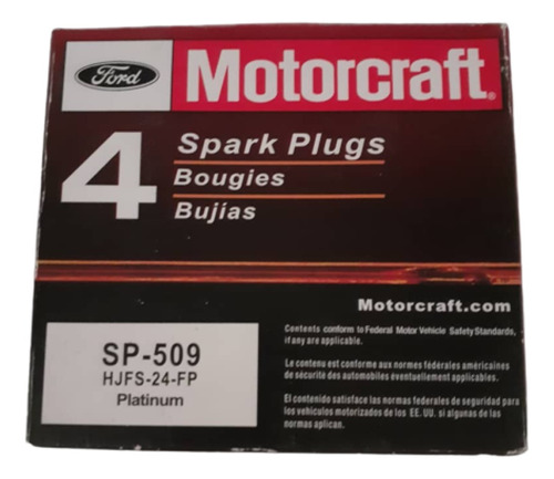 Bujía De Encendido Sp-509 Motorcraft Explorer 4.6 / Fx4