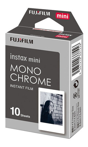 Imagen 2 de 3 de Pelicula Instax Mini Monocromatica 10 Hojas