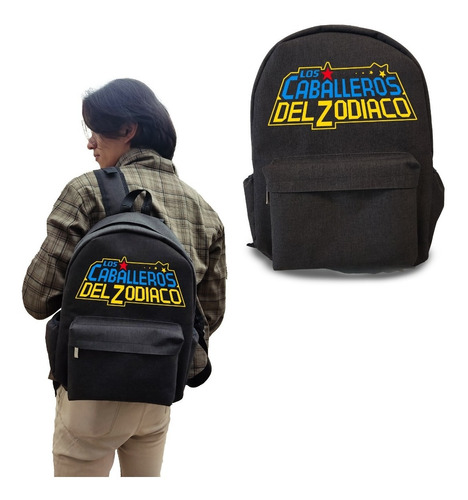 Mochila Doble Cierre De Los Caballeros Del Zodiaco Barata