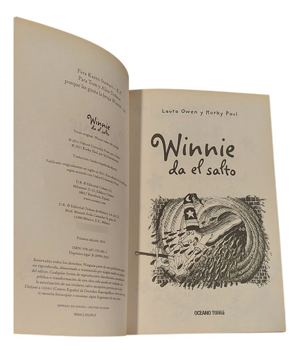 Libro De Cuentos Winnie Da El Salto Editorial Oceano (Usado)