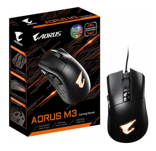 Mouse Gamer Gigabyte Aorus M3 6400 Dpi Rgb Usb