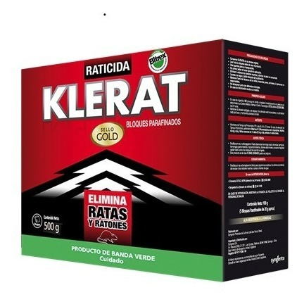 Veneno Ratones Klerat Bloque 500gr