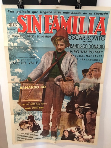 Afiche De Cine Original - Sin Familia