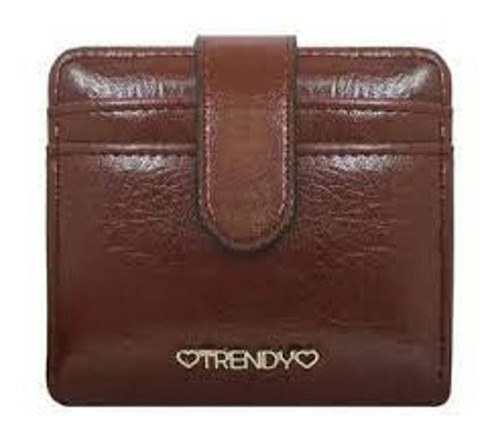 Billetera Tarjetero Cuero Ecologico Pu Mujer Trendy