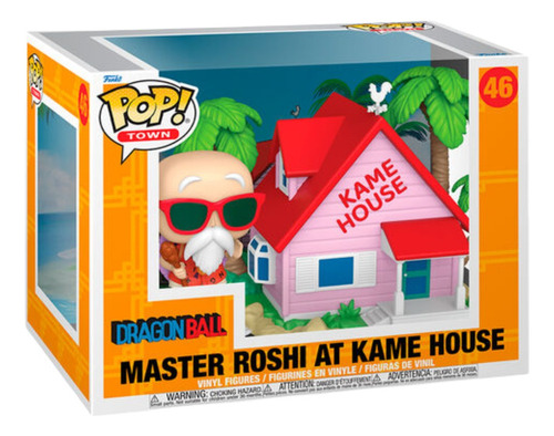 Funko Pop! Cidade: Dragon Ball - Casa Kame com o Mestre Roshi