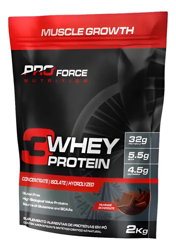 Whey Protein 2 Kg Muscle Growth Sabor Choconinho