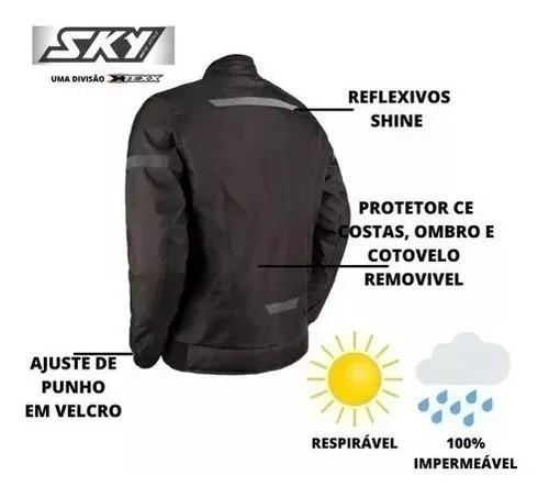Jaqueta texx ronin 100 impermeavel best sale preta