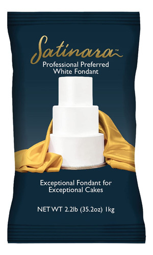 Satinara Fondant Glaseado Blanco Preferido Profesional Para