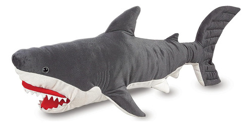 Melissa Doug Giant Shark - Animal Relleno Realista (más De 3