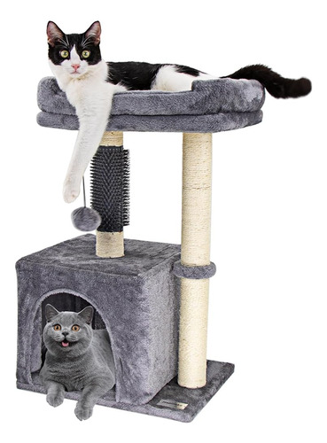 Hapineko Torre De Árbol De Gato Pequeño, Poste Rascador De G