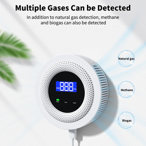 Alarma De Fuga De Gas Wifi Detector Sensor De Gas Inteligent