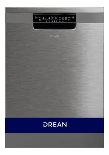Lavavajillas 15 Cubiertos Inoxidable Drean Lvdr1506ci0 Gris
