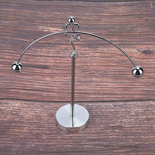 Imagen 7 de 7 de Pèndulo De Newton Hztyyier Juguete De Equilibrio De Acero,