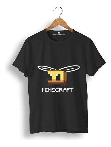 Remera: Minecraft Bee Memoestampados