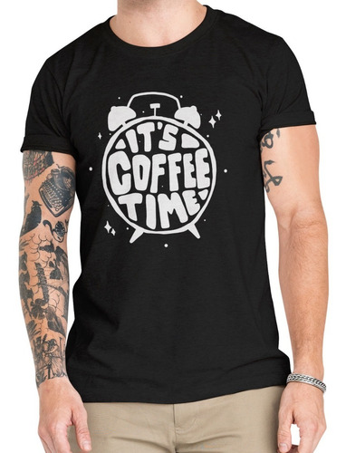 Polera Coffee Time Café 100% Algodón Orgánico Scl5