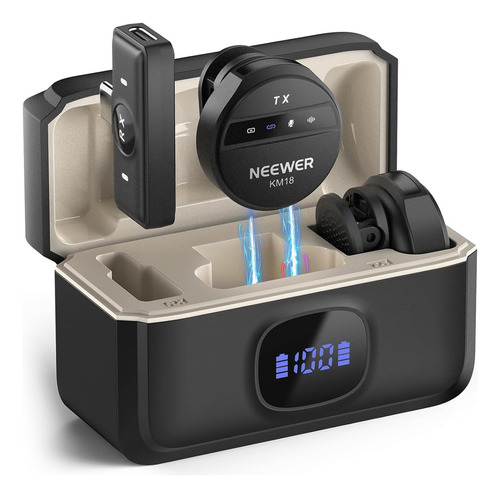 Neewer Km18 Micrófono Inalambrico Profesional Negro