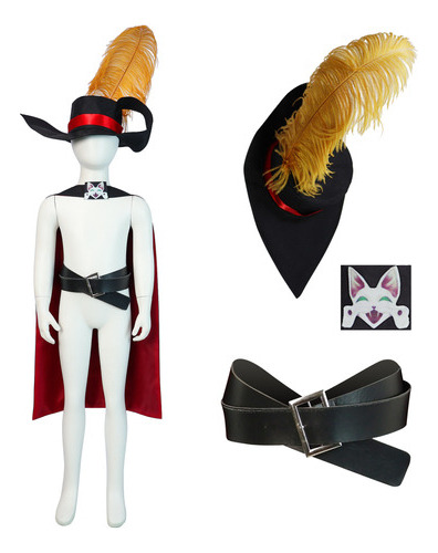 Disfraz De Gato Con Botas 2 Para Cosplay, El Gato Con Botas,
