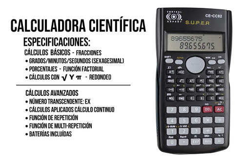 Calculadora Científica Gadiz Gd-82ms 240 Funciones Display