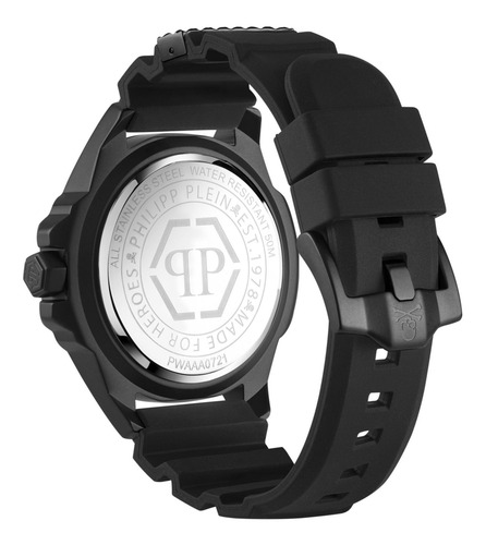 Imagen 3 de 4 de Reloj Philipp Plein Pwaa0721 Para Hombre En El Negro