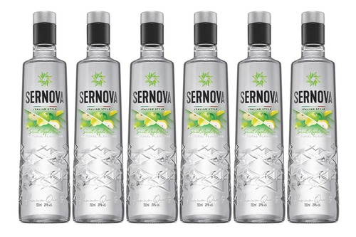 Vodka Sernova Sweet Apple Pear 700 Ml Caja X6 Manzana