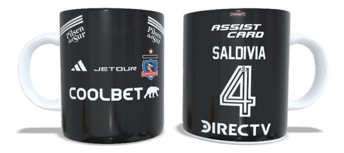 Tazon Taza + Porta Vaso Colo Colo Alan Saldivia 2024