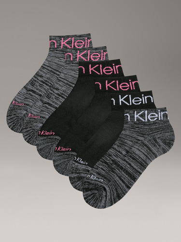 Pack 6 Calcetines Quart Deportivos Multicolor Calvin Klein