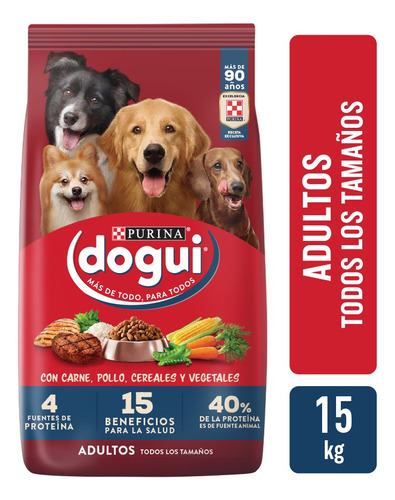 Dogui Adultos 15kg Alimento Para Perro