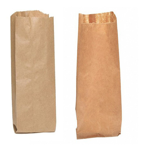Imagen 7 de 10 de Bolsas De Papel Kraft 1 Kilo Pack 100 Bolsas