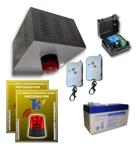 comprar Kit Alarma Adulto Mayor Con Batería De Respaldo Boton Panico