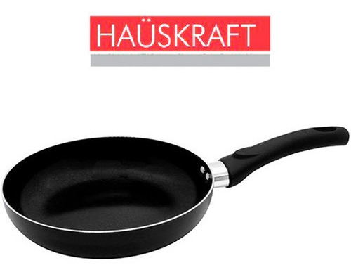 Imagem 1 de 2 de Frigideira Cerâmico E Antiaderente Preto 22cm - Hauskraft