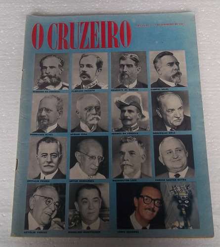 Revista O Cruzeiro  -  Fevereiro De  1961  - Jânio Quadros