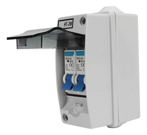 Disyuntor De 2 Vías Con Protección Mcb Y Distribución A Prue
