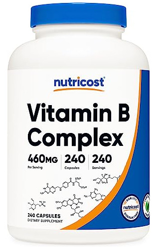 Complejo De Vitamina B De Alta Potencia Nutricost Fw0e5