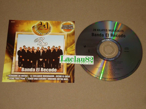 Banda El Recodo 20 Kilates Musicales 2005 Univision Cd