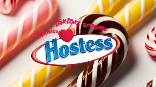 Bastones De Caramelo Sabor Ding Dongs, Snoballs, Twinkies