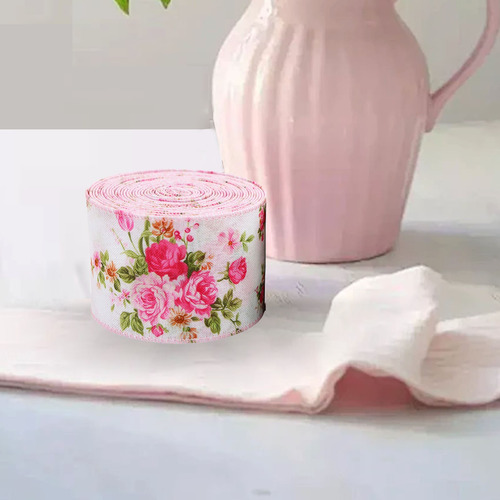 Cinta Envuelta En Lazo Para Bricolaje, Decoración, Caja De R