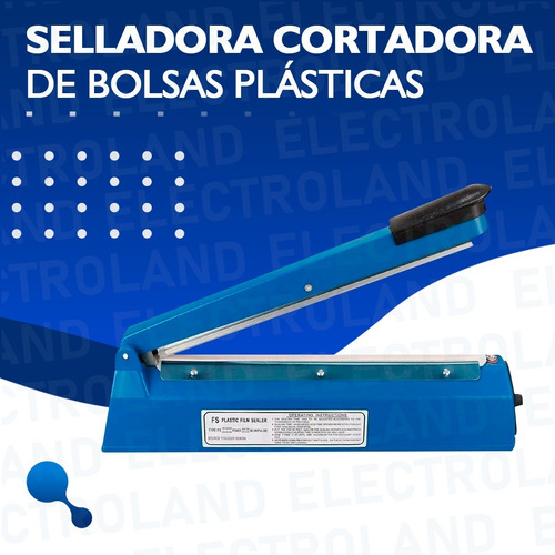 Imagen 3 de 10 de Selladora Cortadora Bolsa 30cm Regulador Mayor Potencia