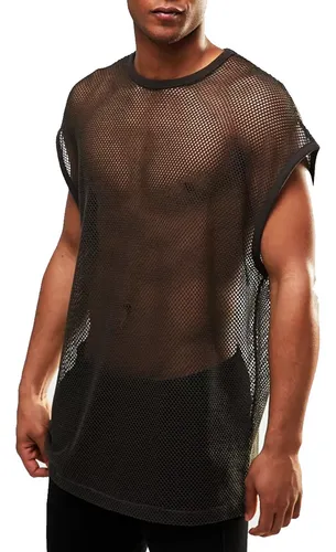 Remera transparente hombre hotsell