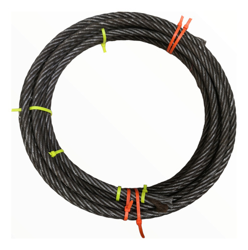 Bobina Rollo Cable Acero 1/2  X 10m 5.25kg