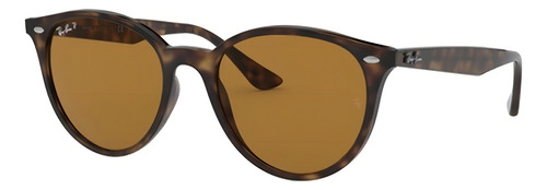 Óculos de sol polarizados Ray-Ban RB4305 RB4305 tamanho Standard armação gloss tortoise y lente brown