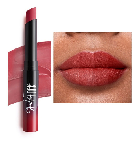 Labial Mate Studio Look Graduable Deep Red Cyzone