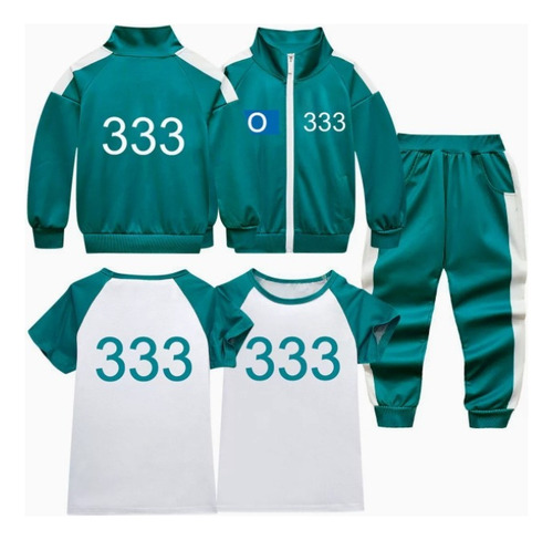 Niños Niñas Nuevo Calamar Disfraz Camiseta Set De 3
