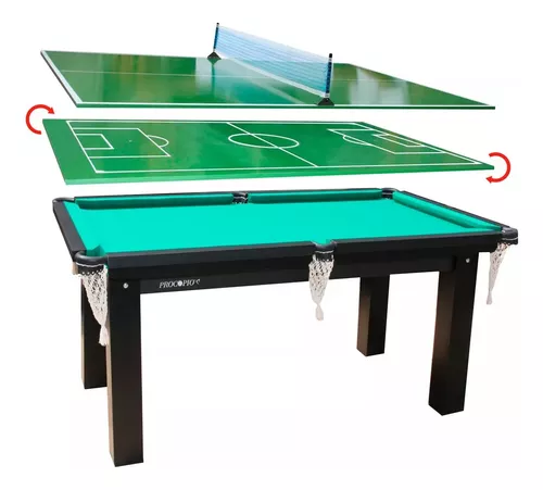 Mesa de sinuca e ping pong